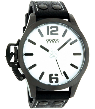 Oozoo Steel Watch schwarz-OS060 (46mm)