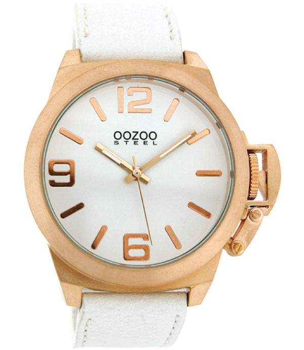 Oozoo Steel Watch white-OS110 (46mm)