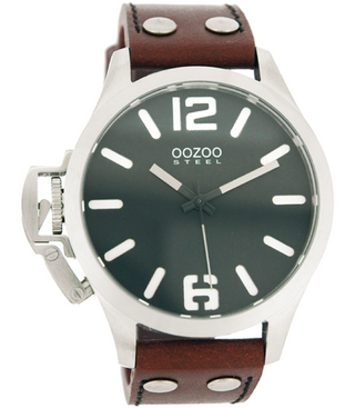 Oozoo Steel Watch cognac-OS256 (46mm)