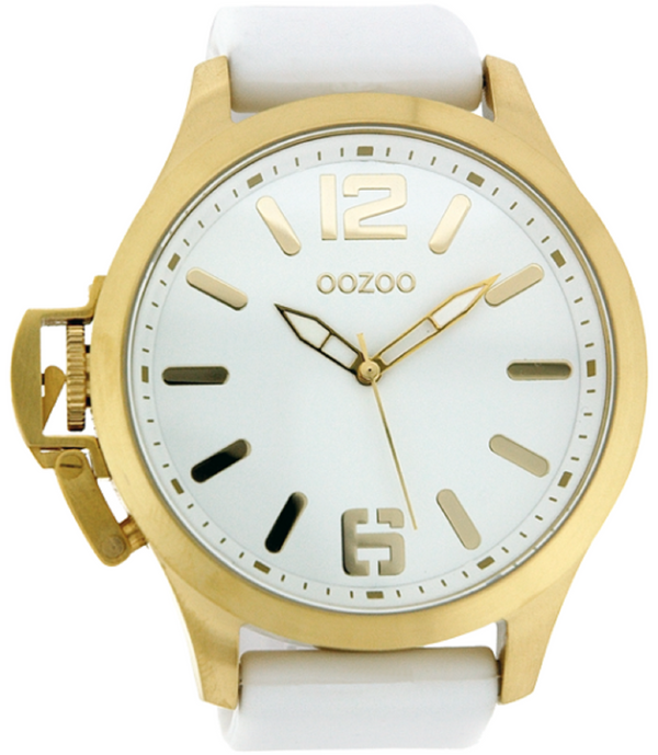 Oozoo Steel Horloge wit-OS269 (51mm)