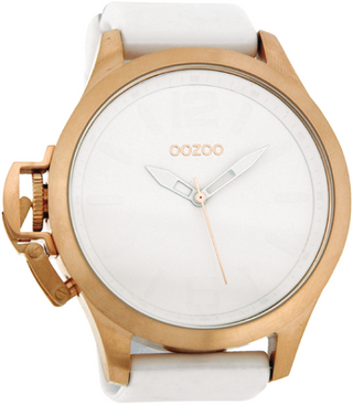 Oozoo Steel Horloge wit-OS271 (51mm)