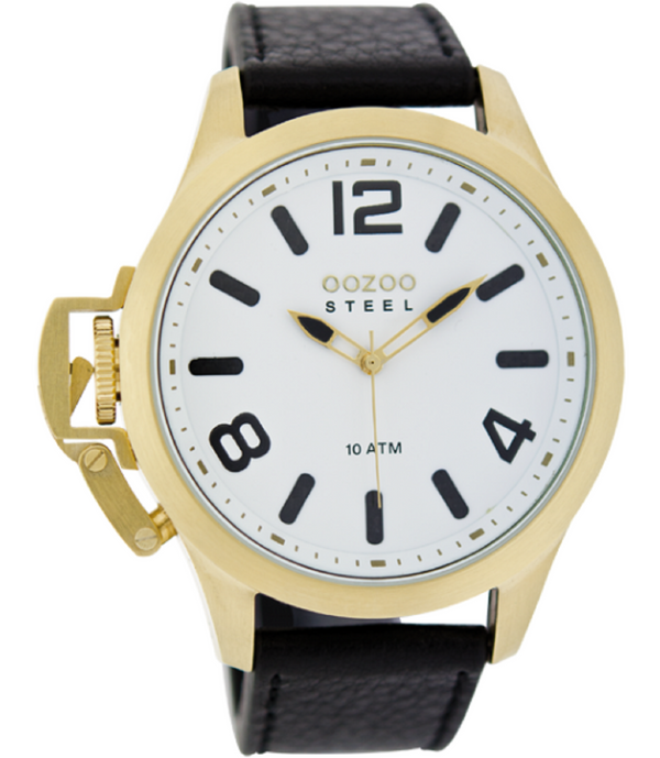 Oozoo Steel Watch schwarz-OS340 (46mm)