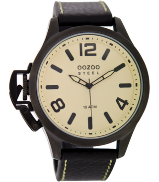 Oozoo Steel Watch schwarz-OS342 (46mm)