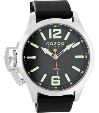 Oozoo Steel Watch schwarz-OS401 (46mm)