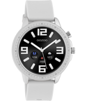 OOZOO Smartwatches – Unisex – Smartwatch mit weißem Display – Stonegrey Q00311 (45 mm)