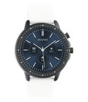 OOZOO Smartwatches – Unisex – Smartwatch mit weißem Display – Weiß/Schwarz Q00327 (45 mm)