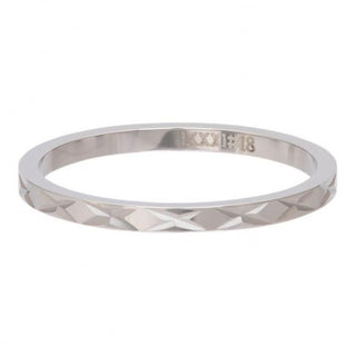 Koop silver iXXXi infill ring X ROW (2MM)