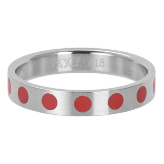 Koop red iXXXi infill ring Round dots (4MM)