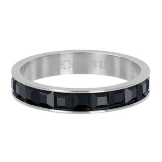 Koop black iXXXi infill ring Clear Glass (4MM)