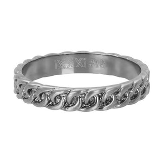 Koop gray iXXXi infill ring Curb Chain (4MM)