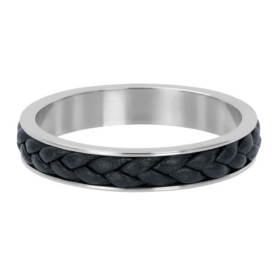 iXXXi fill ring Leather Black (4MM)