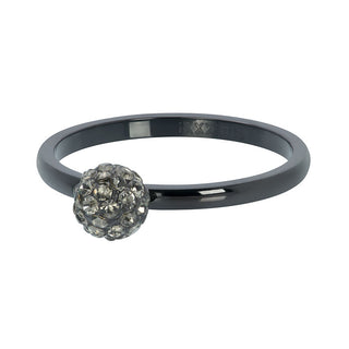 Koop black iXXXi fill ring 1 Ball Fill Clear Crystal (2MM)
