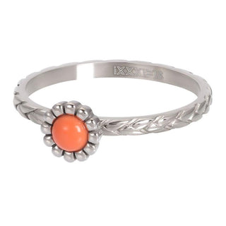 Koop silver iXXXi infill ring Inspired Coral (2MM)