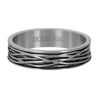 iXXXi filling ring men's Tree Silver (6MM)