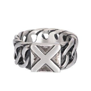 iXXXi Jewelry men's ring Silver (Size 20-23mm)