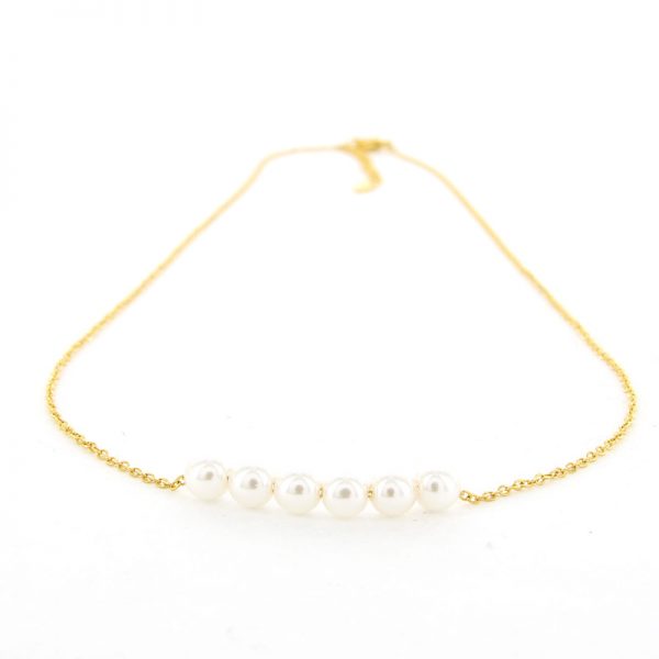 Kalli Kalli Halskette 5 Perlen (5mm)