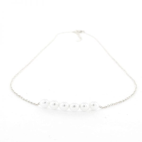 Kalli Kalli Necklace 5 Pearls (5mm)