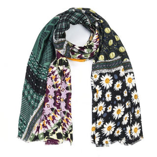 Kaufen grun Bijoutheek Schal (Mode) Blumen