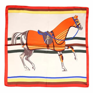 Bijoutheek Scarf (Fashion) Square Horse (70 x 70cm)