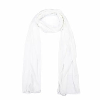 Kaufen weiss Bijoutheek-Schal (Mode), einfarbig, dünn (35 cm x 200 cm)