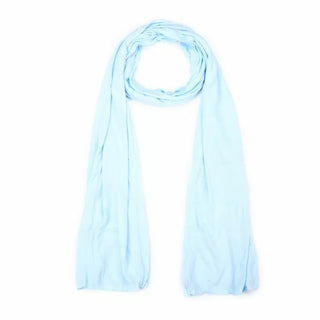 Kopen licht-blauw Bijoutheek Sjaal (Fashion) Effen Dun (35cm x 200cm)