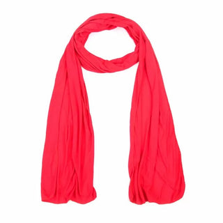 Kopen rood Bijoutheek Sjaal (Fashion) Effen Dun (35cm x 200cm)