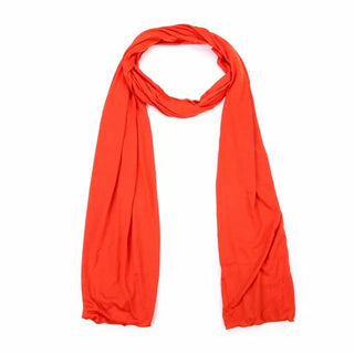 Kaufen rostiges-orange Bijoutheek-Schal (Mode), einfarbig, dünn (35 cm x 200 cm)