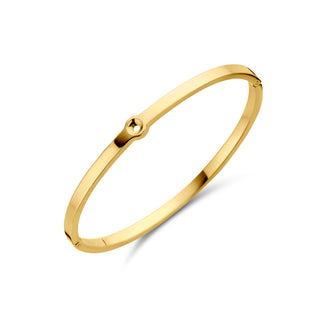 Kopen goud MelanO Twisted armband Tabora (15,5-17,5CM)