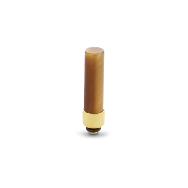 Melano Twisted Meddy Gemstone Cylinder (10MM)