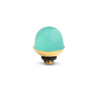 Koop turquoise Melano Twisted Meddy Bulb Gold (8MM)