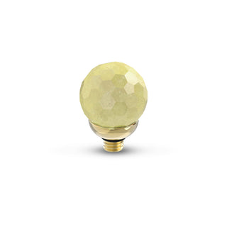 Koop green Melano Twisted Gemstone Faceted Ball Stone (8MM)