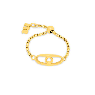 Koop gold Melano Twisted Ring Tammy (One Size)