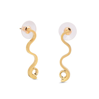 Kaufen gold Lebendige Ohrring-Aufhänger Vika (35 mm)