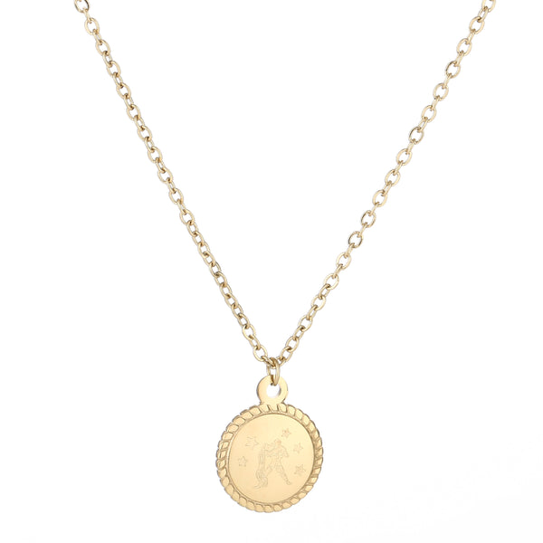 Horoscope necklace Aquarius