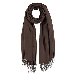 Koop brown Bijoutheek Pashmina scarf