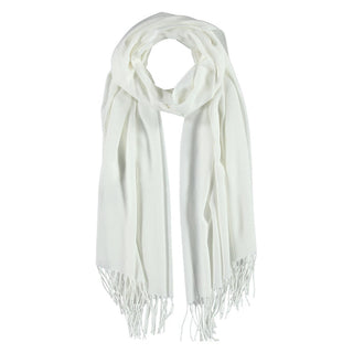 Koop white Bijoutheek Pashmina scarf