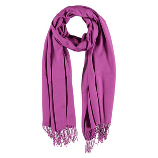 Koop fuchsia Bijoutheek Pashmina scarf