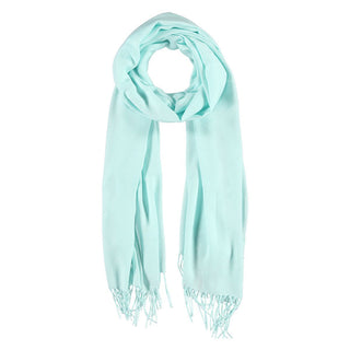 Koop light-blue Bijoutheek Pashmina scarf