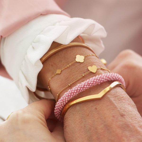 My Jewellery Mother & Daughter-Armband Herz in Gold oder Silber