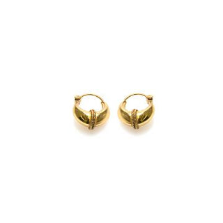 Karma Bali hoop earrings Gold (20MM)