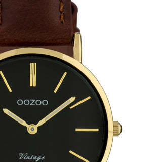 Oozoo Vintage-Uhr – C9838 braun/schwarz (32 mm)