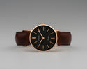 Oozoo Vintage horloge-C9839 bruin/zwart (32mm)