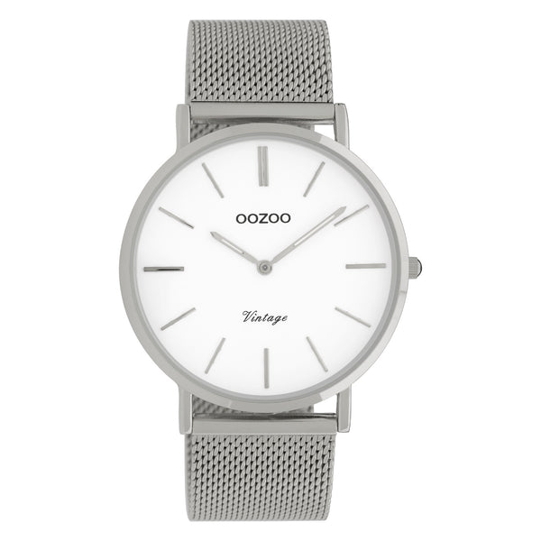 Oozoo Dames horloge-C9901 zilver (40mm)