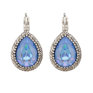 Koop sky-blue Camps &amp; Camps earring silver-1A566SMB