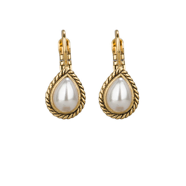 Camps & Camps Earring 569PE Pearly White