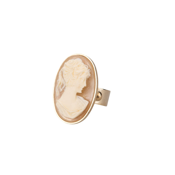 Camps & Camps Cameo image ring Gold