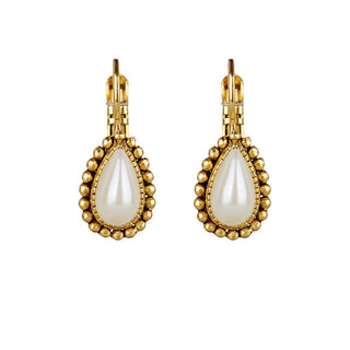 Camps & Camps Earring 511PE pearl white