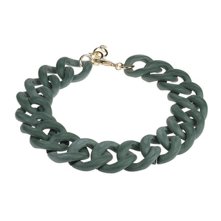 Camps & Camps necklace-matte green opal