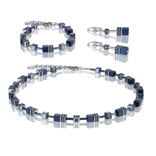 Coeur de Lion jewelry Geocube Bracelet dark blue
