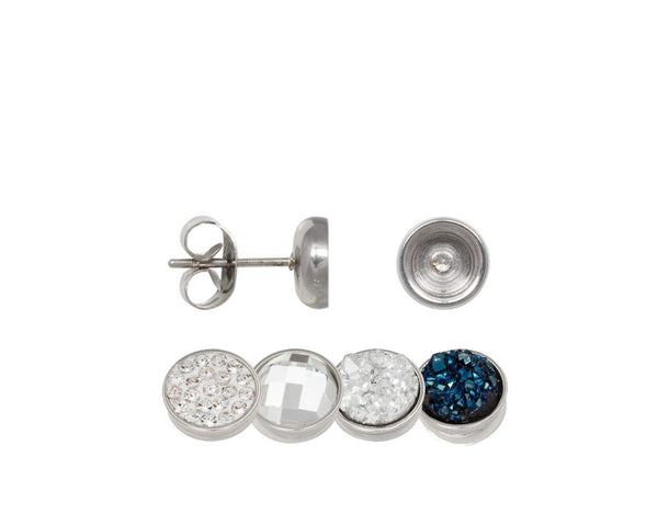 iXXXi Jewelry Stud Earring Top Base Part (5MM)